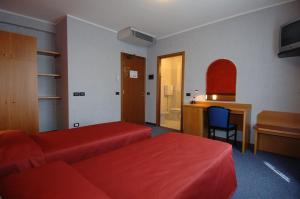 TV a/nebo společenská místnost v ubytování Hotel Residence Ducale