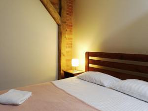 Postel nebo postele na pokoji v ubytování Nowa Fregata - pokoje nad morzem