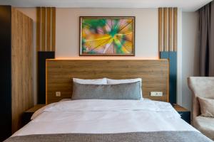 Postel nebo postele na pokoji v ubytování RUSH HOTEL İSTANBUL
