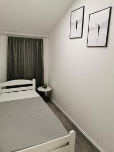 Krevet ili kreveti u jedinici u okviru objekta Dunavska Flat Apartment