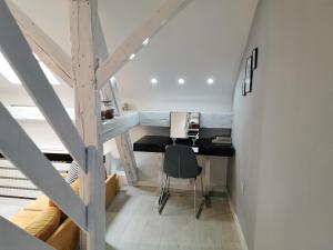 Prostor za sedenje u objektu Dunavska Flat Apartment