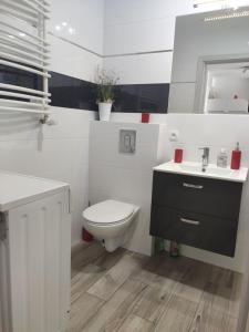 Kúpeľňa v ubytovaní Kołobrzeg apartament Osiedle Bursztynowe ul baltycka 11 b + 11 fotografií