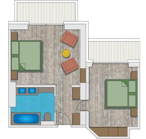 Planimetria di Hotel Mathiesn