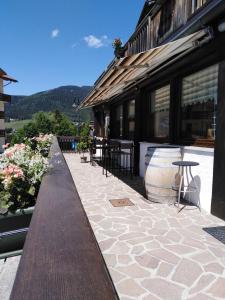 Vue générale sur la montagne ou vue sur la montagne depuis l'hôtel