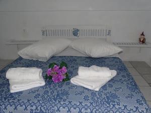 Postel nebo postele na pokoji v ubytování Blue Dreams