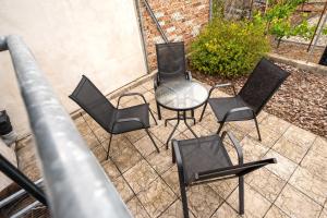 Patio nebo venkovní prostory v ubytování Penzion U Kostela