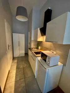Kuchyňa alebo kuchynka v ubytovaní Ametyst Apartments