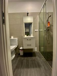Kúpeľňa v ubytovaní Ametyst Apartments