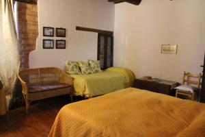 Cama o camas de una habitación en Countryhouse Montebello