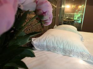 Voodi või voodid majutusasutuse BRU-LAGOON Guesthouse toas