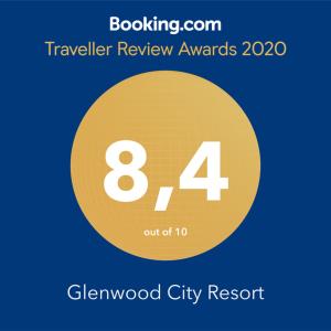 Sijil, anugerah, tanda atau dokumen lain yang dipamerkan di Glenwood City Resort