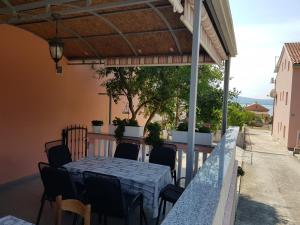 Balkón nebo terasa v ubytování Apartment Dragica