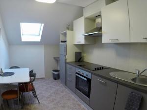 Kuchyň nebo kuchyňský kout v ubytování Holiday Apartment Lavanda Sumpetar