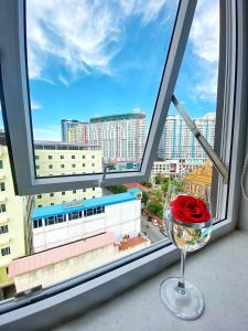 Rõdu või terrass majutusasutuses Yunfan Hotel
