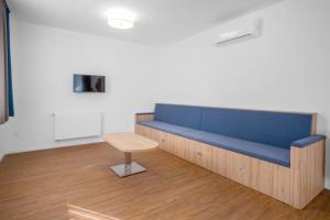 Televízia a/alebo spoločenská miestnosť v ubytovaní Szent Bernadett Családi Apartmanház