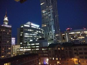 Výhľad na mesto Varšava alebo výhľad na mesto priamo z apartmánu