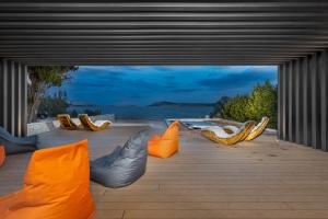 Гостиная зона в VILLA FUX ZRCE Novalja - direkt am Strand