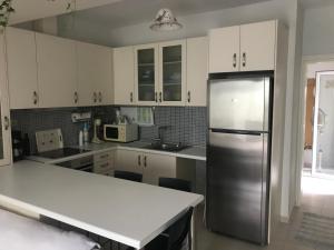 Dapur atau dapur kecil di Luxurious Apartment Vrasna