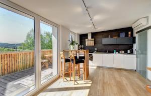 Kuchyňa alebo kuchynka v ubytovaní Apartmány Tadeáš