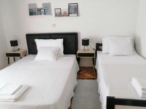 Posteľ alebo postele v izbe v ubytovaní Apartment near the sea-self check-in