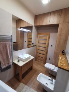 Bathroom sa Apartament Słoneczny na Placu Wejhera