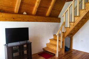 TV a/nebo společenská místnost v ubytování Vikendica Anja
