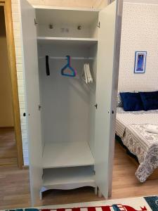 Postel nebo postele na pokoji v ubytování Green Gile Villa in Druskininkai Center