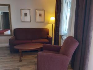 Posezení v ubytování Seely's Motel