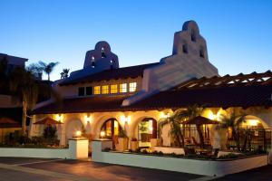 a large building with lights in front of it at Holiday Inn Express San Clemente N – Beach Area, an IHG Hotel in San Clemente