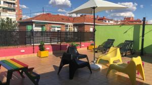 Das Gebäude in dem sich die Ferienwohnung befindet