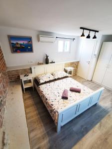 Posteľ alebo postele v izbe v ubytovaní CroBeauty Villa