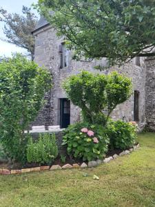 Zahrada ubytování Les Chambres du Château du Rozel