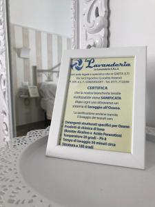 Certifikát, hodnocení, plakát nebo jiný dokument vystavený v ubytování Appio Claudio Tre