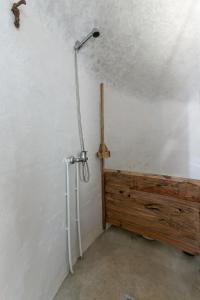 Koupelna v ubytování Bagos do Vilar