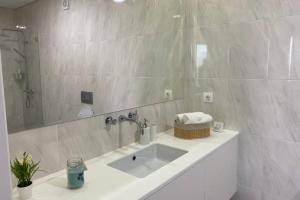 Koupelna v ubytování Casa do Horizonte