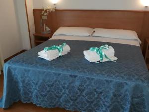 Postel nebo postele na pokoji v ubytování Hotel Leuco'