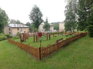 Zahrada ubytování Apartmány Říčky