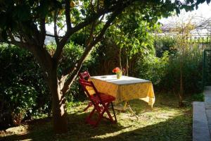 Taman di luar Cosy guest house with private yard