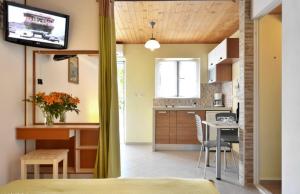 Kuchyň nebo kuchyňský kout v ubytování Studio apartments 4 two