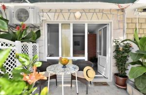 Patio nebo venkovní prostory v ubytování Studio apartments 4 two