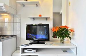 TV a/nebo společenská místnost v ubytování Studio apartments 4 two