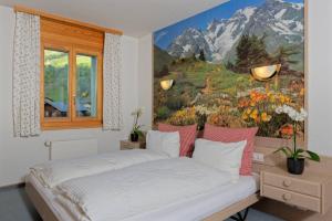 Postel nebo postele na pokoji v ubytování Hôtel Terminus