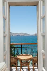 a view of the ocean from a balcony at Apartments Authentic Baska 1 in Baška