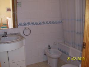 Koupelna v ubytování Apartamentos Pueblo Salado