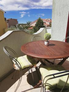 Balkon lub taras w obiekcie Apartment Teo Volme