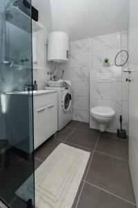 Koupelna v ubytování Studio Apartment Harmony NP Krka