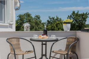 Balkón nebo terasa v ubytování Studio Apartment Harmony NP Krka