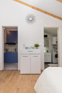 Kuchyň nebo kuchyňský kout v ubytování Studio Apartment Harmony NP Krka