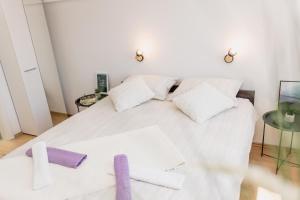 Postel nebo postele na pokoji v ubytování Studio Apartment Harmony NP Krka