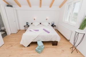 Postel nebo postele na pokoji v ubytování Studio Apartment Harmony NP Krka
